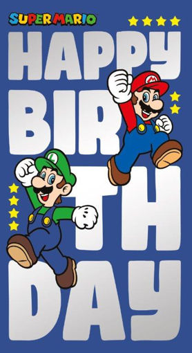 Picture of SUPER MARIO HAPPY BIRTHDAY CARD